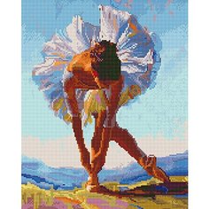 Алмазная мозаика "Балерина", 40x50 см, ВанГогВоМне
