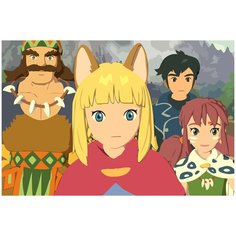 Картина по номерам на холсте ni no kuni 2 - 5