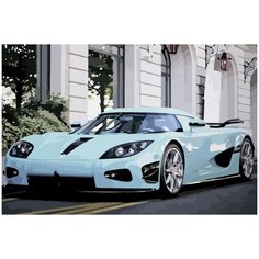 Картина по номерам на холсте Машина спорткар спортивный автомобиль - 305