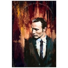Картина по номерам на холсте Сериал Ганнибал - 6415 В 60x40