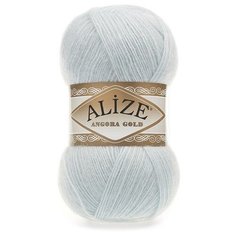 Пряжа Alize Angora Gold (Ангора Голд) - 3 мотка 514 зимнее небо, 20% шерсть, 80% акрил 550м/100г