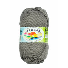 Пряжа ALPINA "ANABEL" 100% мерсеризованный хлопок 10 шт. х50г 120м №231 серый