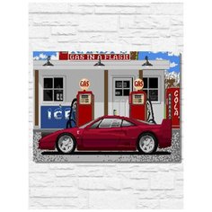 Картина по номерам на холсте игра Mr.Nutz (Sega, Сега, 16 bit, 16 бит, ретро приставка) - 9900 Г 30x40