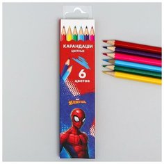 Карандаши цветные, 6 цветов Sima