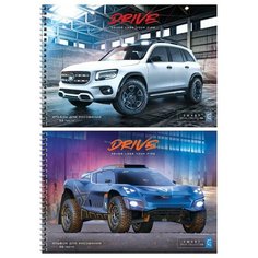 Альбом для рисования 32л, А4, на гребне ArtSpace "Авто. Drive", эконом Спейс