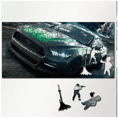 Пазл из дерева с фигурками, 230 деталей, 46х23 см игры Need For Speed Rivals - 5190 Puzzle Wood