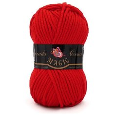 Пряжа Magic Canada (Канада) 3718 красный 30% шерсть, 70% акрил 100г 100м 5шт