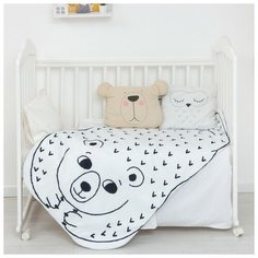 Крошка Я Одеяло-плед Крошка Я «Мишка» 90х150 см, велюр, синтепон 100г/м2