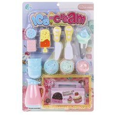 Набор продуктов с посудой Наша игрушка Ice Cream 801915 мультиколор