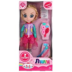 Кукла Лили 35 см. звук Карапуз LILI01B-RU