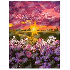 Набор для творчества LORI Картина по номерам холст на подрамнике Солнечные лучи 30х40 см