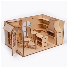 Игровой набор кукольной мебели Лесная мастерская "Пекарня", игровой набор