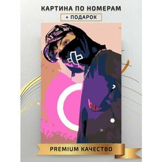 Картина по номерам Tuzelity Tick-tok холст на подрамнике 40*60