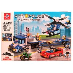 Конструктор/ City Police/ Город/ Поймать вора/ 509 деталей/ A412/ ребенку LX