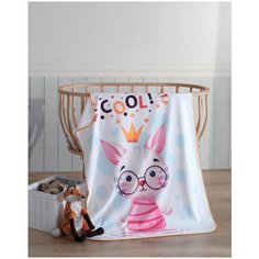 Плед для новорожденного ребенка, флисовый, детский, Турция, 80*100 см, котик нет