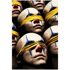 Картина по номерам на холсте американская история ужасов - 798 40X60