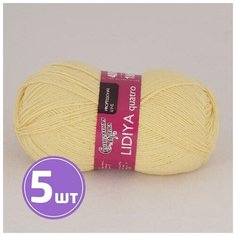 Пряжа Семеновская пряжа Lidiya quatro (772), шампанское 5 шт. по 100 г