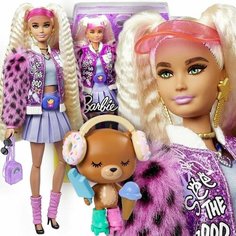 Кукла Барби Экстра - Блондинка с косичками (Barbie Extra Doll 2021 Blonde with Pigtails)