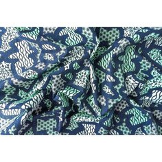 Ткань хлопок с геометрическим рисунком Армани