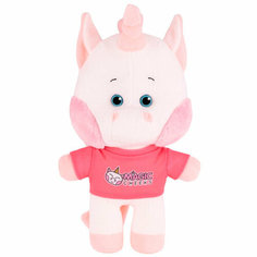 Единорожка с Розовыми Щёчками в Футболке 25 см MT-MRT-MG01202305-25 Maxitoys