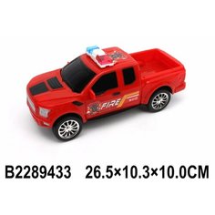 Машинка инерционная, цвет красный, в п 26,5x10,3x10 см NO Mark