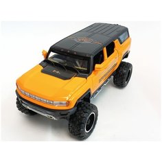 Машинка Hummer EV 1:24 металлическая, свет, звук, цвет оранжевый/черный MSN Trading Limited