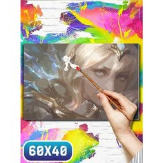 Картина по номерам на холсте видеоигры league of legends - 12182 60х40