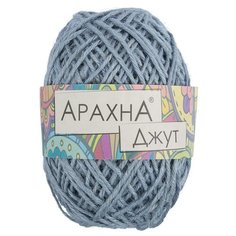 Пряжа ARACHNA "JUTE" 100% джут 5 шт.х100г 90м №009 светло-голубой