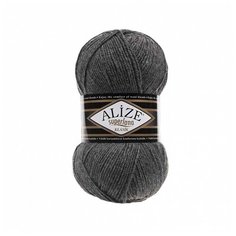 Пряжа для вязания Alize "Superlana Klasik", цвет: средне-серый (182), 280 м, 100 г, 5 шт