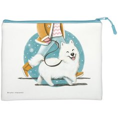 Папка на молнии BrunoVisconti, А5 (26 х 20 см), "лайка босс", Арт. 14-002/16