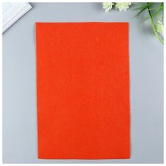 Фетр мягкий 1 мм 20х30 см оранжевый микс Noname