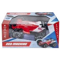 Радиоуправляемая машинка Wincars Red Machine Машина на катках с выхлопом в виде пара (свет, звук), Р/У, USB-зарядка YK-2053RM