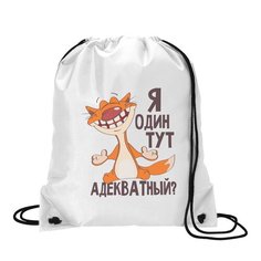 Сумка для обуви CoolPodarok Прикол. Я один тут адекватный?