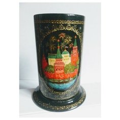 Стакан под ручки с карандашами "Москва" (Ручная роспись Палех) РТД Золотой медведь