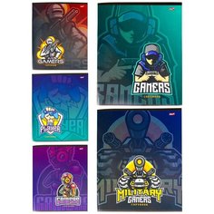 Тетрадь "Про-геймер", А5, 48 листов, клетка Проф Пресс