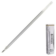 Стержень гелевый Crown Hi-Jell Metallic, 0,7 мм, 138 мм, серебро металлик