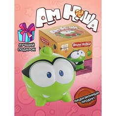 Интерактивная игрушка Cut the Rope серия Ам Ням "Няша" 10 см, зелёный