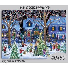 Алмазная мозаика на подрамнике 40*50 см DIY