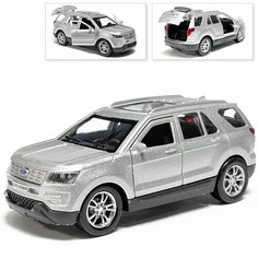 Машина Ford Explorer, инерционная, серебро, Технопарк, 12 см