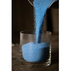 Свеча в гранулах, цвет синий «RosCandles», 300 г + фитиль