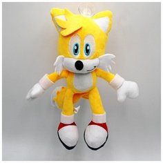 Мягкая плюшевая игрушка Тейлз "Sonic Miles Prower"(Майлз «Тейлз») по мотивам видеоигры "Sonic"30 см Kidslandiya