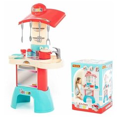 Кухня Palau Toys BU-BU №1 83142 (в коробке) красный/голубой/бежевый Полесье