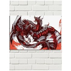 Картина по номерам Дракон (мифология, сказка) - 8493 Г 60x40