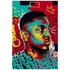 Картина по номерам на холсте Музыка Кендрик Ламар - 8358 В 60x40