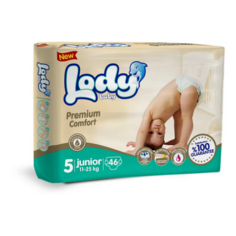 Lody Baby подгузники 5 11-25 кг 46 шт