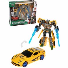 Робот-машина SUPER RACING (свет, звук) в коробке (Арт. 388-7) Китай
