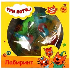 Логическая игра Шар-лабиринт Три Кота Играем Вместе 1604K1267-R1