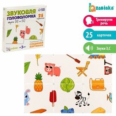 Развивающий набор «Звуковая головоломка. Звуки З, С» Iq Zabiaka