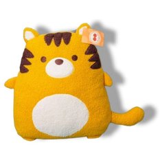 Мягкая игрушка подушка Кошка желтая 42 см ТОМАТО
