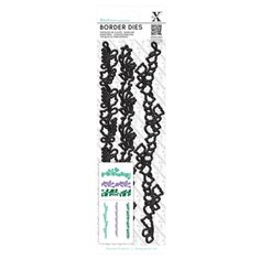 Нож для вырубки docrafts Дикие цветы, XCU503257 3 шт. черный